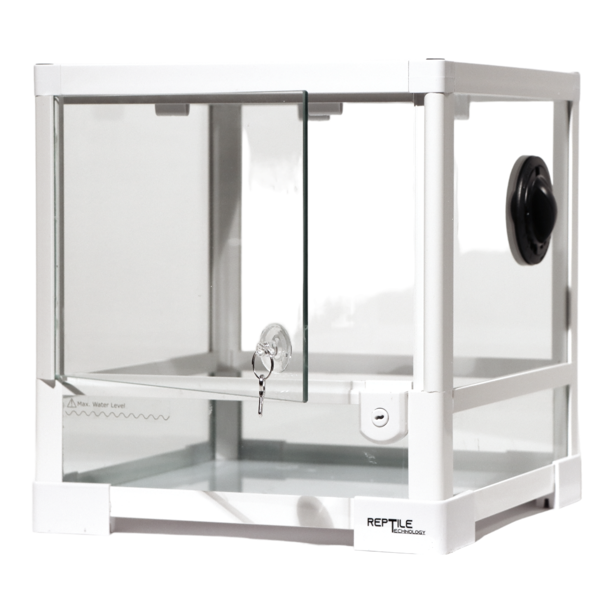 Reptile Technology - Reptile Glass Terrarium - Single Hinge Door - 12” X 12” X 12” (RK0101SW) - Reptile Deli Inc.