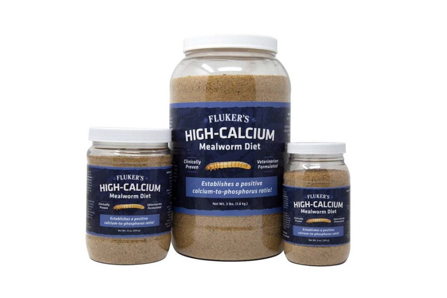 Fluker's HighCalcium Mealworm Diet Supplement 12oz - Reptile Deli Inc.
