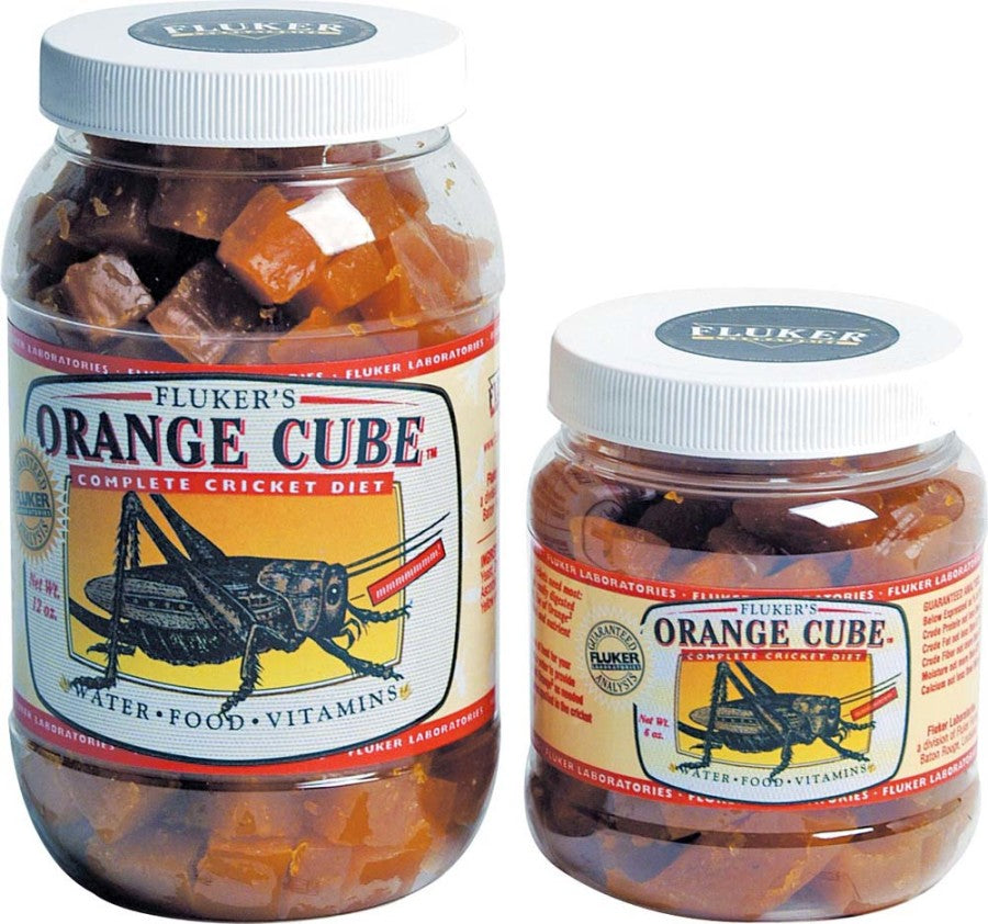 Fluker's Orange Cube Complete Cricket Diet 12oz - Reptile Deli Inc.