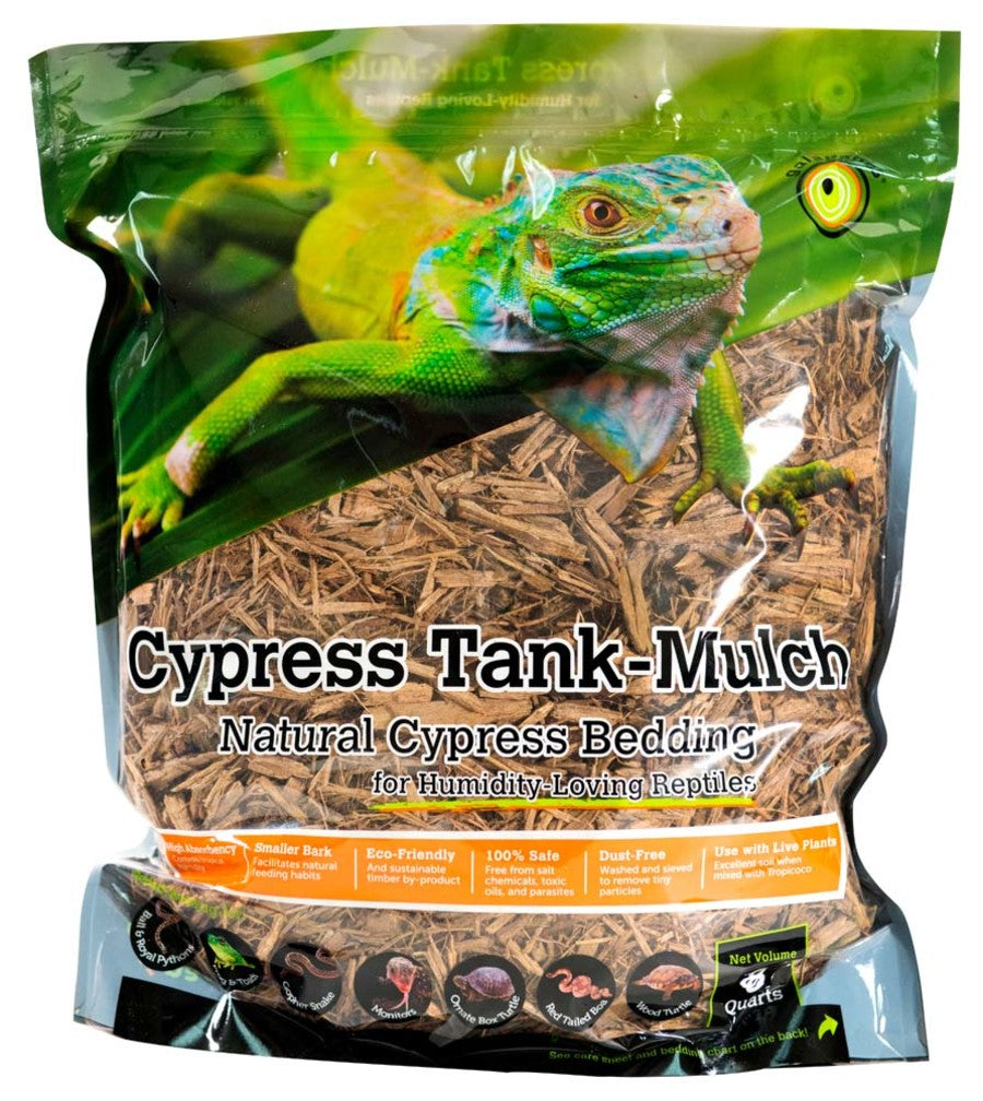 Galapagos Cypress Tank Mulch Natural Cypress Reptile Bedding Substrate 8 QT