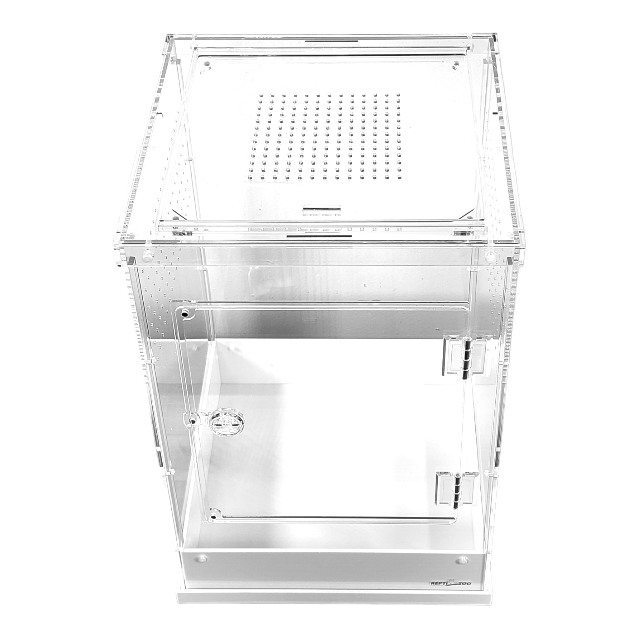 REPTIZOO - Acrylic Enclosure - White Base- 12” x 12” x 18” (PACR09) - Reptile Deli Inc.