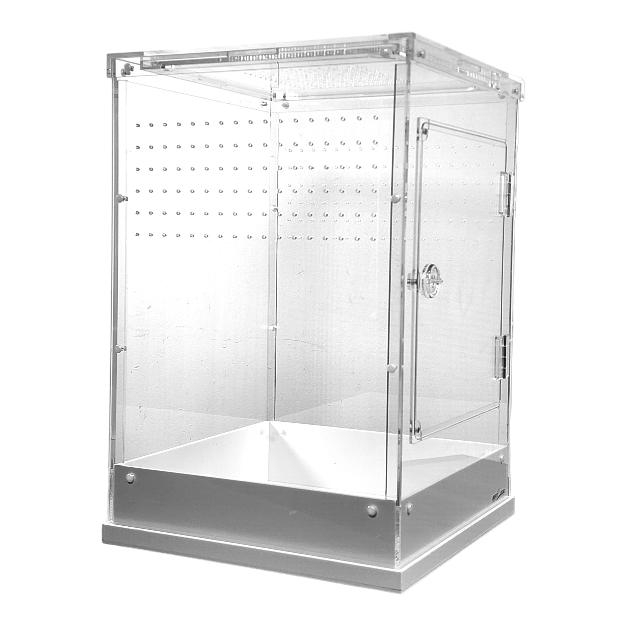 REPTIZOO - Acrylic Enclosure - White Base- 12” x 12” x 18” (PACR09) - Reptile Deli Inc.