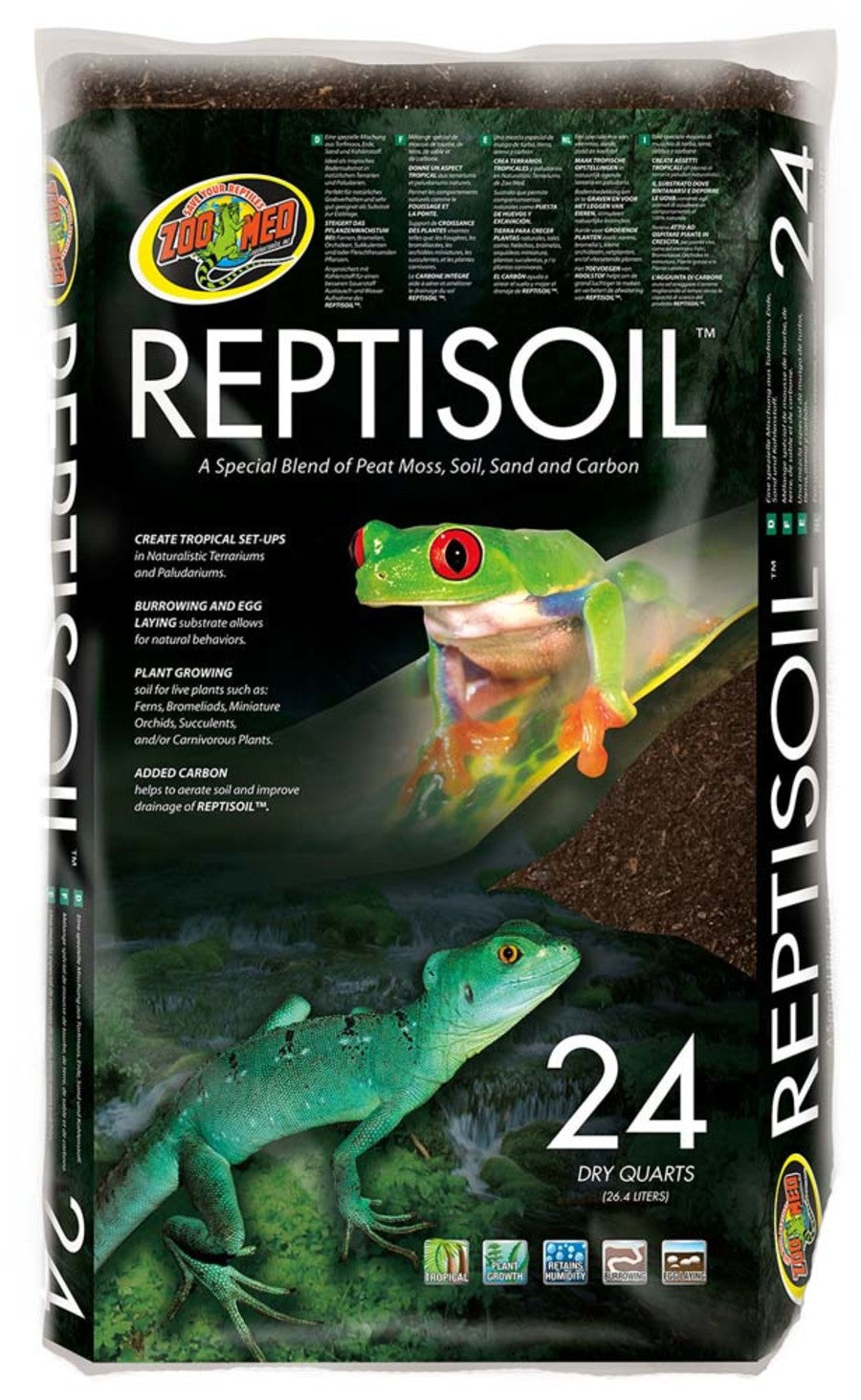 Zoo Med Repti Soil Reptile Bedding Substrate 24QT