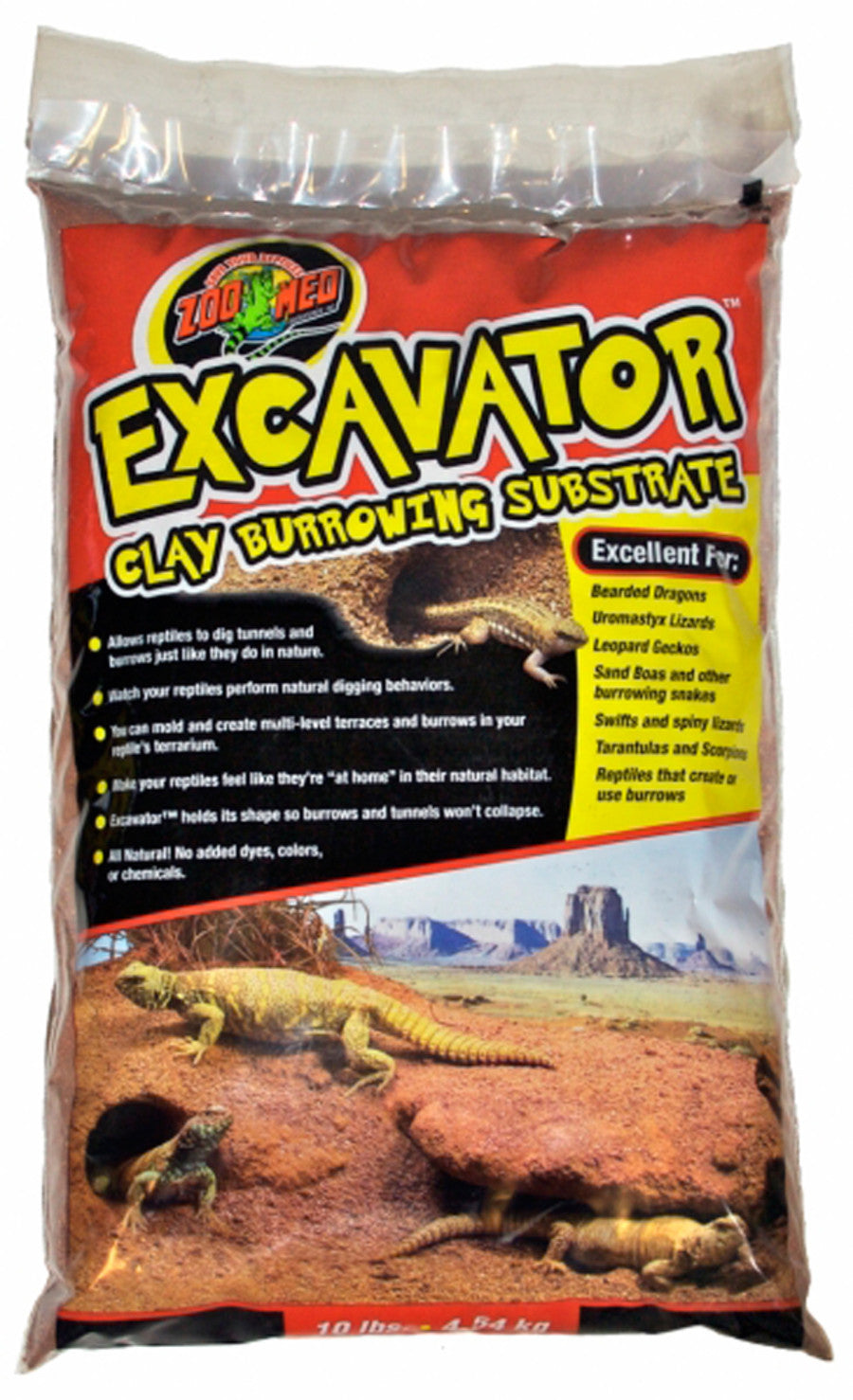 Zoo Med Excavator Clay Burrowing Reptile Substrate 10lb - Reptile Deli Inc.