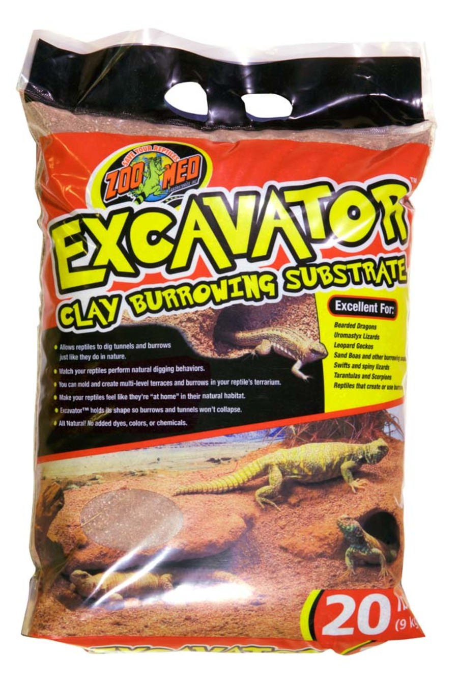 Zoo Med Excavator Clay Burrowing Reptile Substrate 20lb - Reptile Deli Inc.