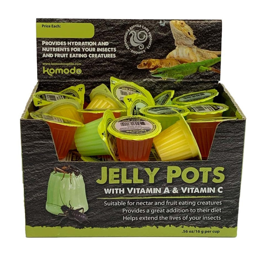 Komodo Jelly Pots Insect Food Fruit Flavor - Reptile Deli Inc.