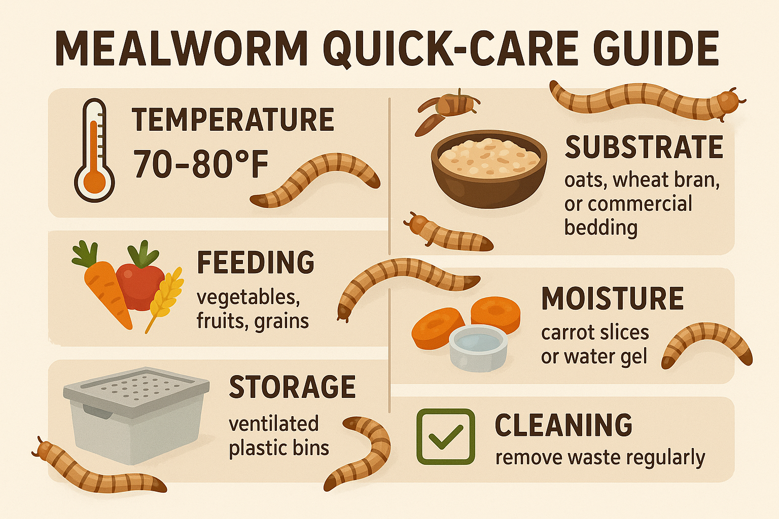 Mealworm Quick-Care Guide
