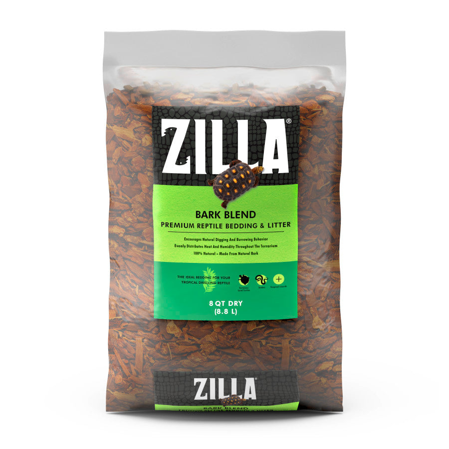 Zilla Bark Blend Reptile Substrate 8QT - Reptile Deli Inc.