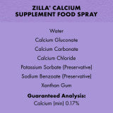 Zilla Calcium Supplement Spray 8oz - Reptile Deli Inc.