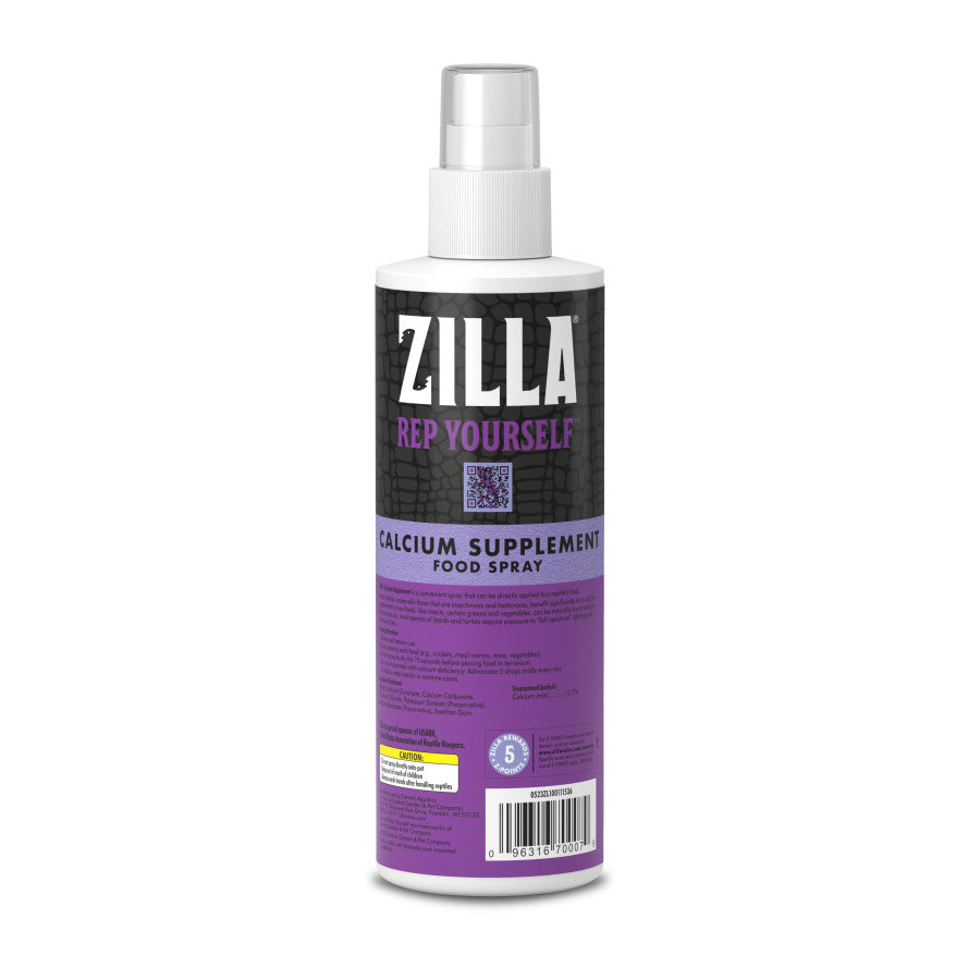 Zilla Calcium Supplement Spray 8oz - Reptile Deli Inc.