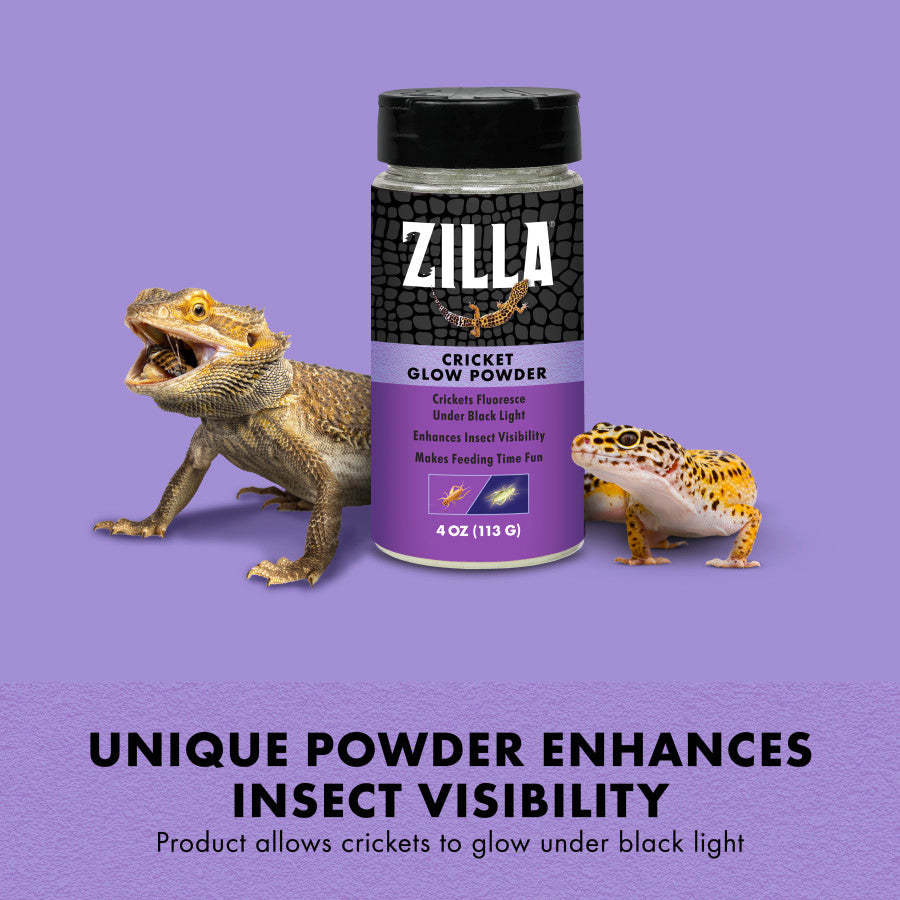 Zilla Cricket Glow Powder 4oz - Reptile Deli Inc.
