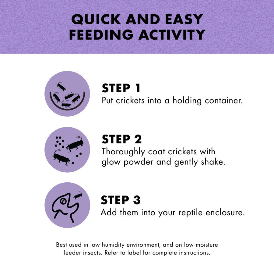 Zilla Cricket Glow Powder 4oz - Reptile Deli Inc.