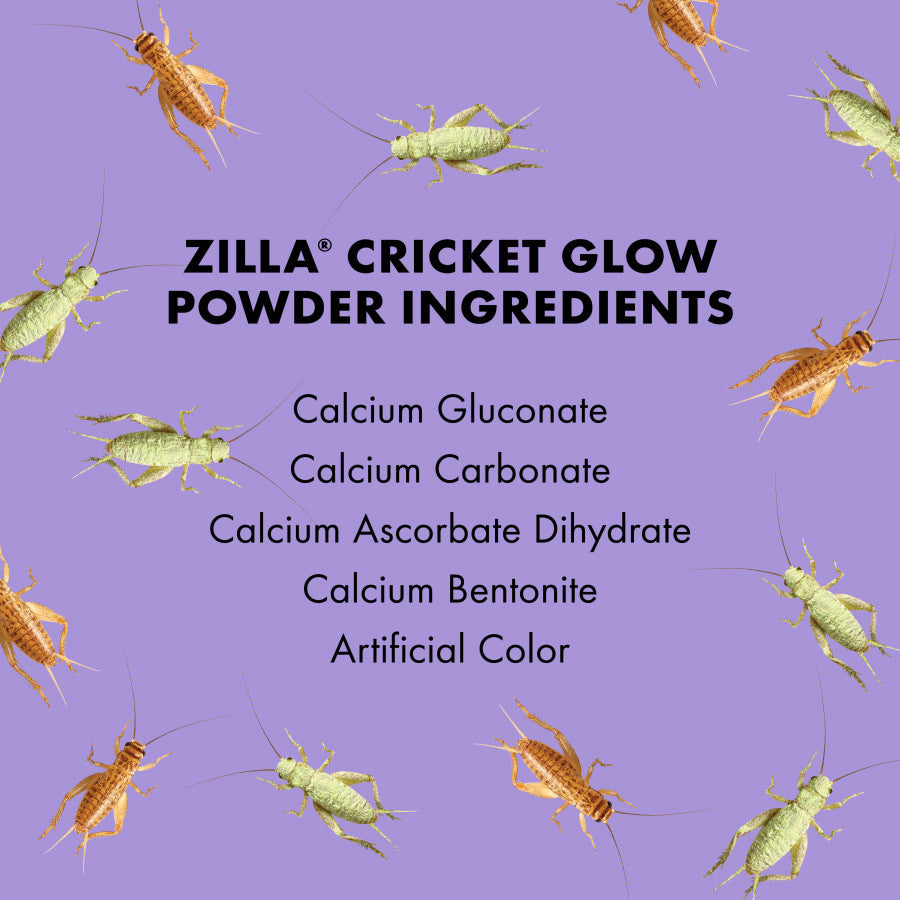 Zilla Cricket Glow Powder 4oz - Reptile Deli Inc.