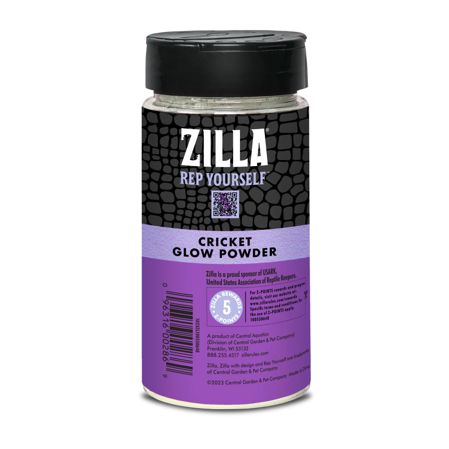Zilla Cricket Glow Powder 4oz - Reptile Deli Inc.