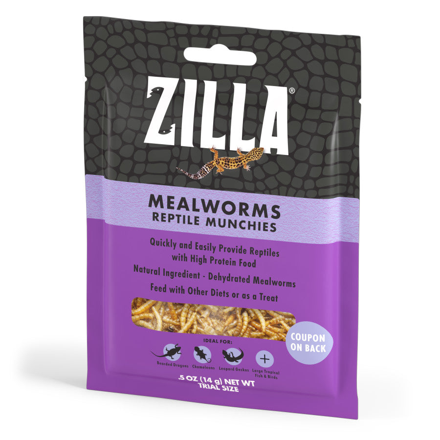 Zilla Reptile Munchies Mealworm .5oz - Reptile Deli Inc.