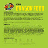 Zoo Med Adult High Fiber Dragon Food 4.5oz - Reptile Deli Inc.