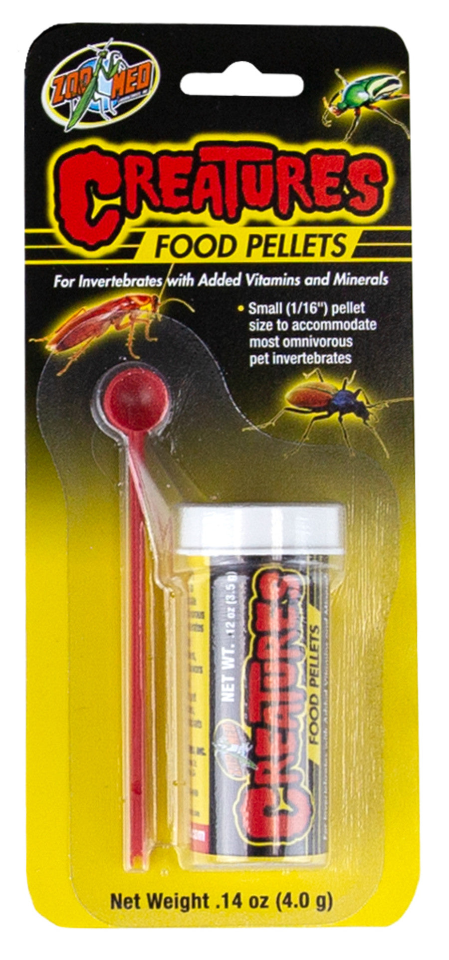 Zoo Med Creatures Food Pellet .14oz - Reptile Deli Inc.