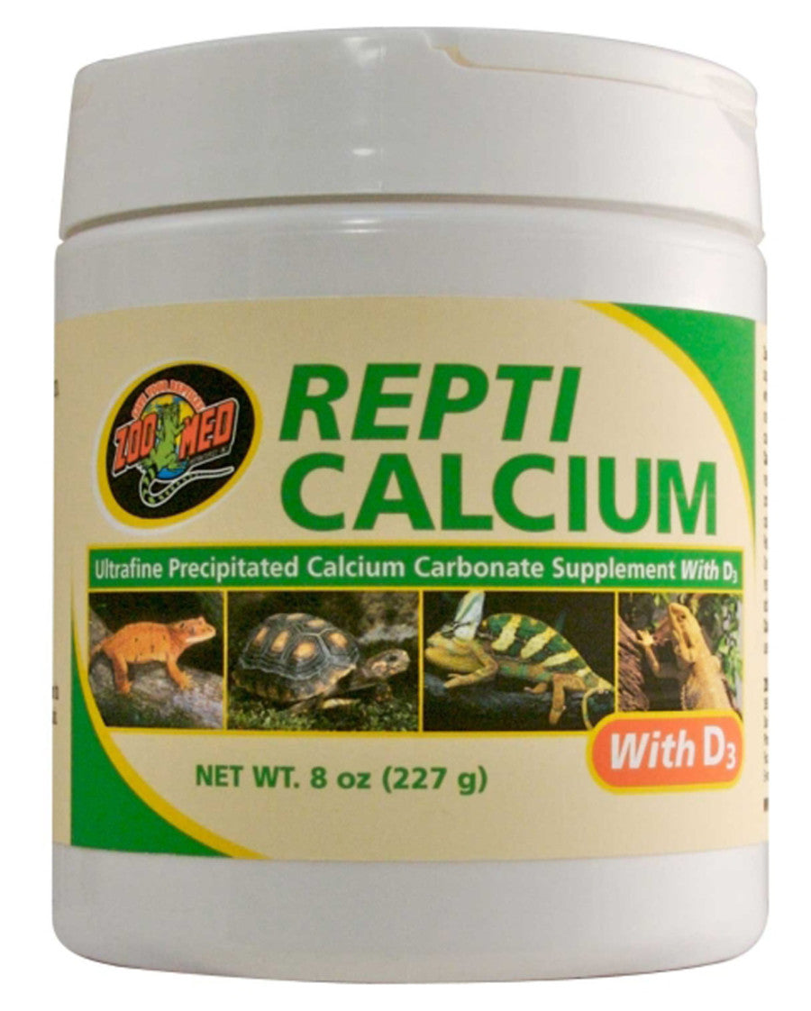 Zoo Med Repti Calcium with Vitamin D3 Reptile Supplement 8oz - Reptile Deli Inc.