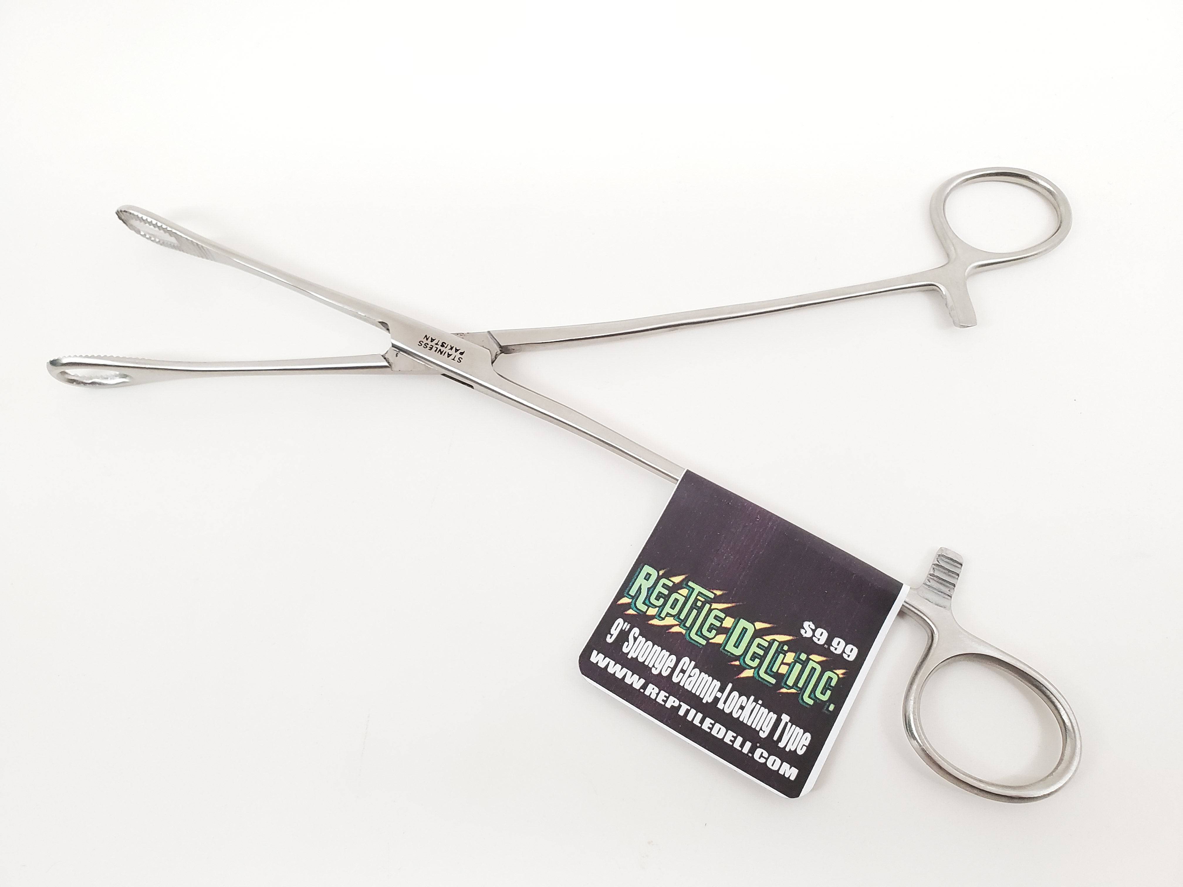 9" Sponge Clamp-Locking Type - ADD-ON ITEM - Reptile Deli Inc.