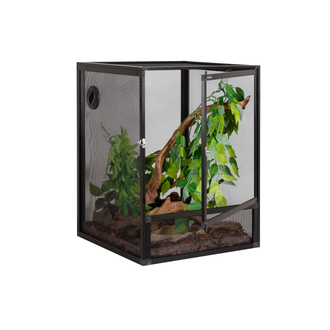 REPTIZOO -Crystal Clear Acrylic Door- Screen Cage - 18” x 18” x 24” (AC454560) - Reptile Deli Inc.