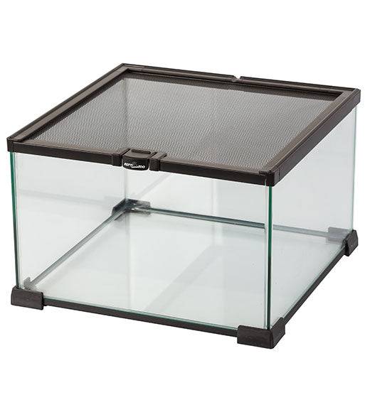 REPTIZOO - Mini Terrarium - Black - 12” x 12” x 8” (AK04B) - Reptile Deli Inc.