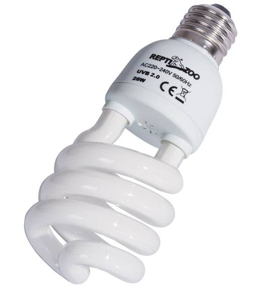 REPTIZOO - Lighting - UVB 2.0 Spiral Energy Saving Lamps 26W (CT2026) - Reptile Deli Inc.