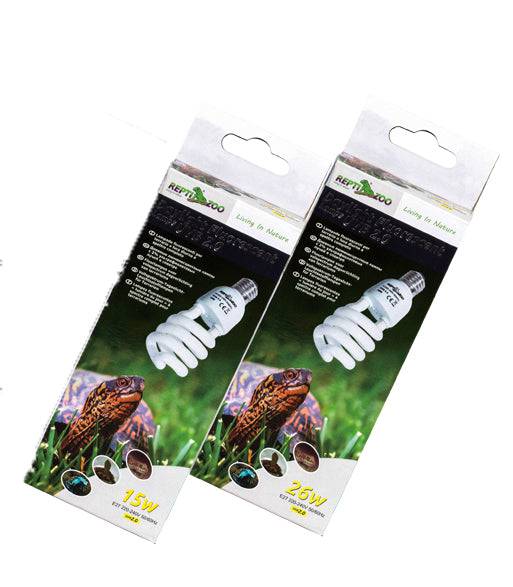 REPTIZOO - Lighting - UVB 2.0 Spiral Energy Saving Lamps 15W (CT2015) - Reptile Deli Inc.