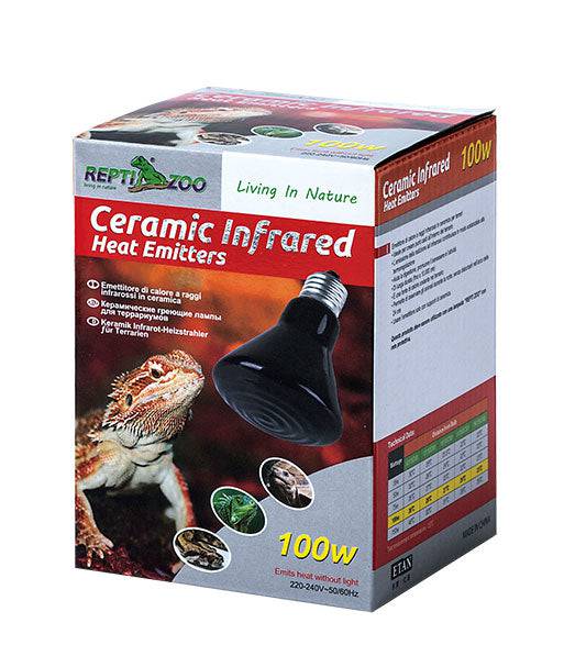 REPTIZOO - Lighting - Cone Type Ceramic Heat Emitters - Black - 100W (DL275100B) - Reptile Deli Inc.