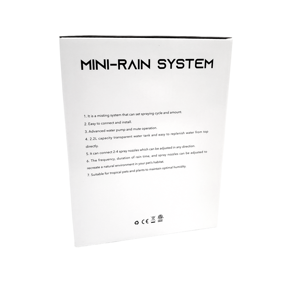 Reptile Technology Mini-Rain System - Reptile Deli Inc.