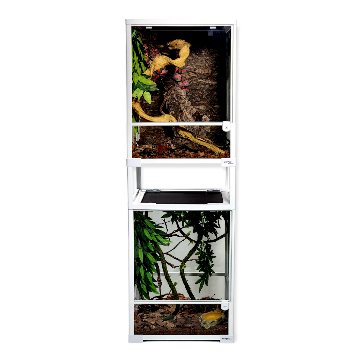 Reptile Technology - Reptile Glass Terrarium - Single Hinge Door - 12” X 12” X 18” (RK0102NSW) - Reptile Deli Inc.