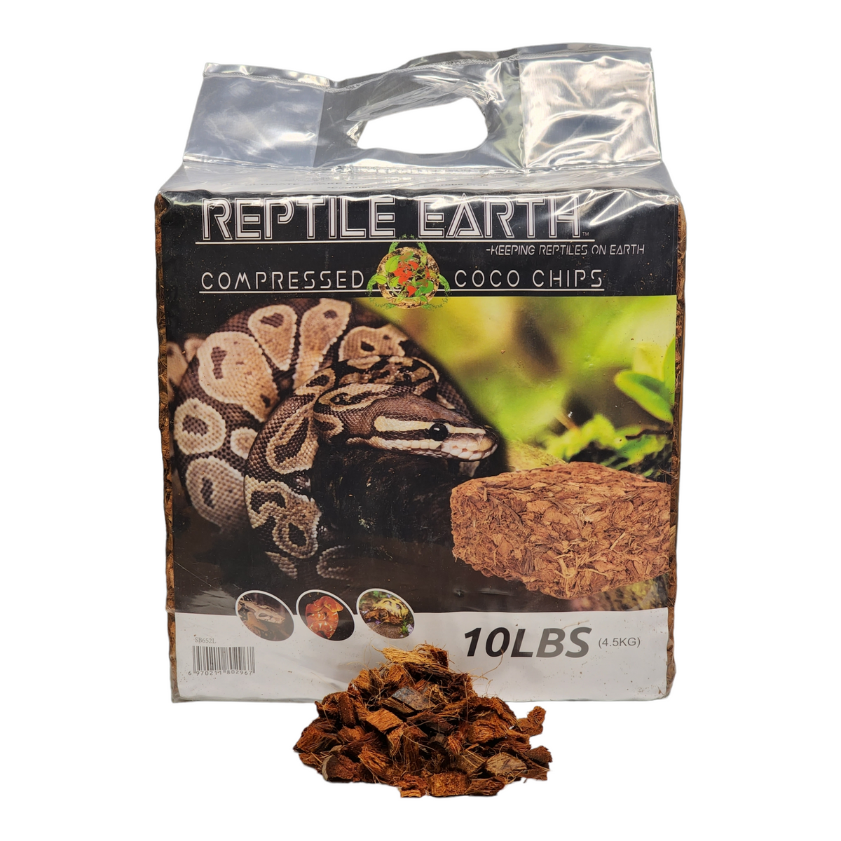 Reptile Earth - Coco Chip Compressed 10lb Block - Reptile Deli Inc.