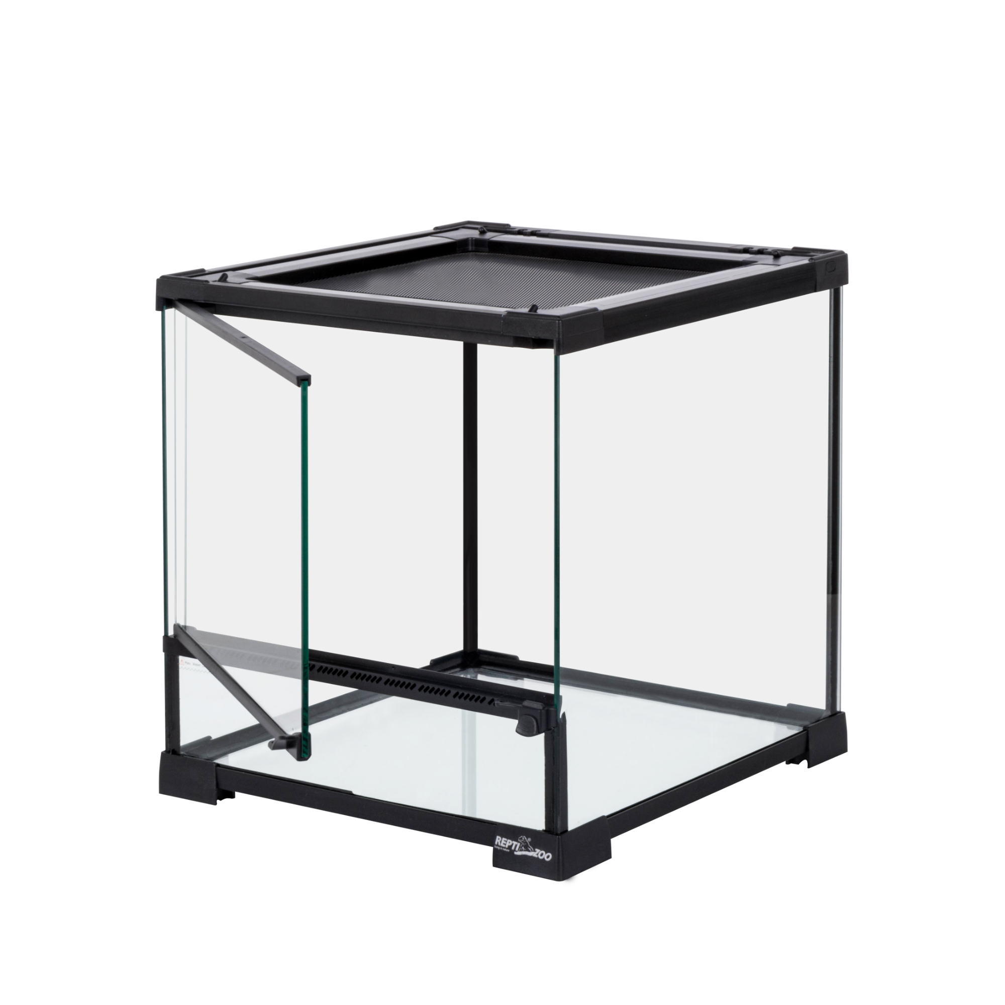 REPTIZOO - Reptile Glass Terrarium - Single Hinge Door - 12” x 12” x 12-1/2” (RHK01S) - Reptile Deli Inc.