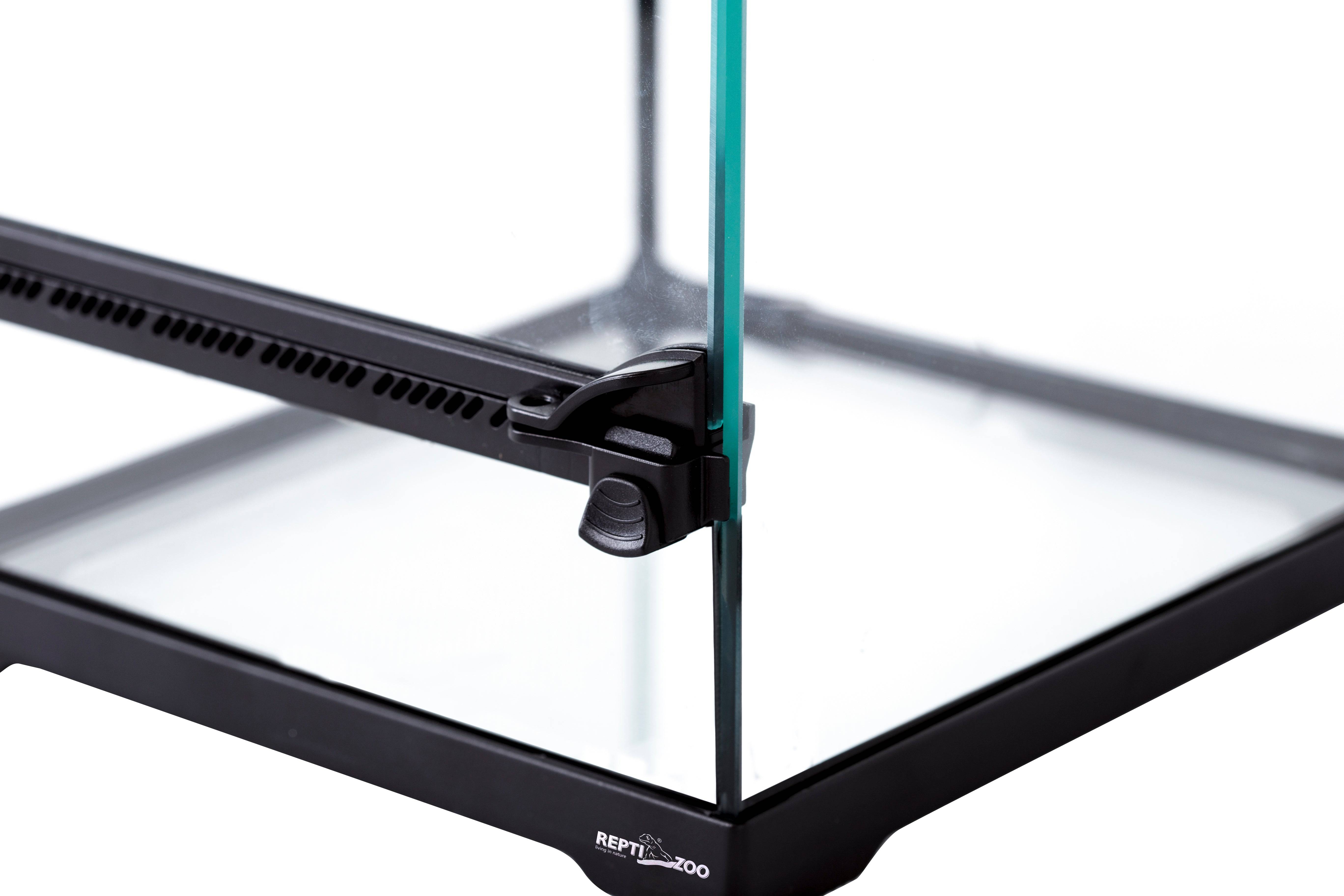 REPTIZOO -RHK18S-8”x8"x8"-Reptile Glass Terrarium - Single Hinge Door - Reptile Deli Inc.