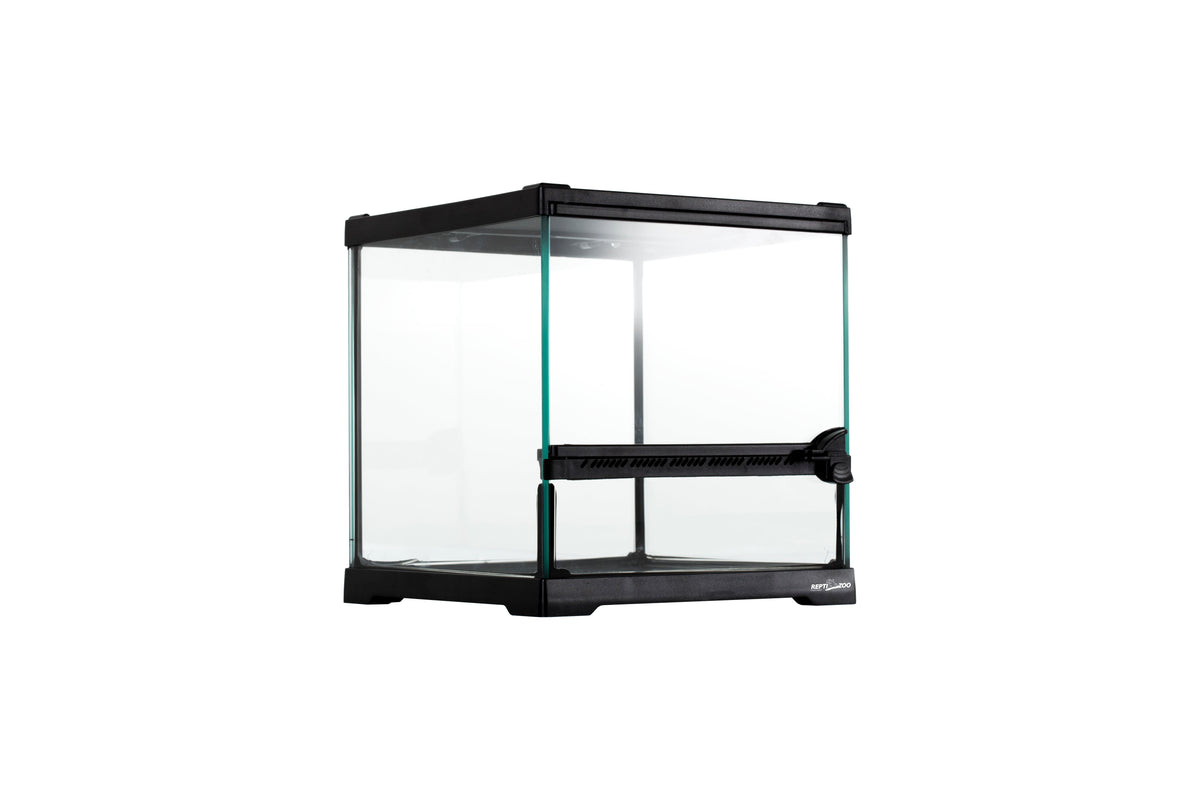 REPTIZOO -RHK18S-8”x8&quot;x8&quot;-Reptile Glass Terrarium - Single Hinge Door - Reptile Deli Inc.