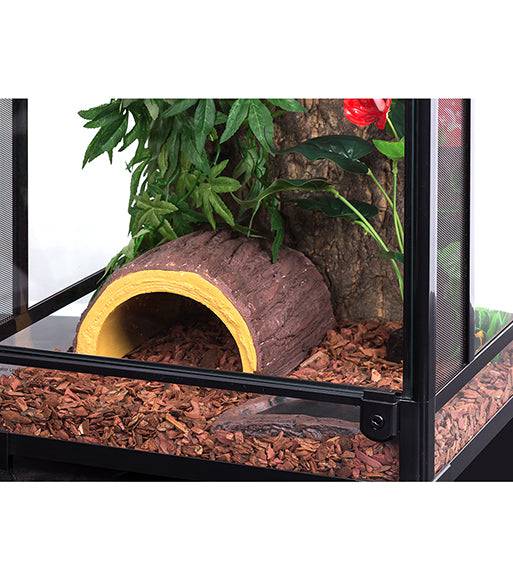 REPTIZOO - RK0105S-18” x 18” x 18”-Reptile Glass Terrarium - Single Hinge Door - Reptile Deli Inc.