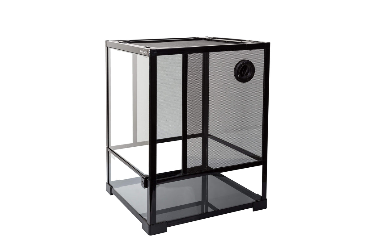 REPTIZOO -RK0110NS-18&quot;x18&quot;x24&quot;-Knock Down-Reptile Glass Terrarium - Single Hinge Door - Reptile Deli Inc.