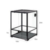 REPTIZOO -RK0110NS-18"x18"x24"-Knock Down-Reptile Glass Terrarium - Single Hinge Door - Reptile Deli Inc.