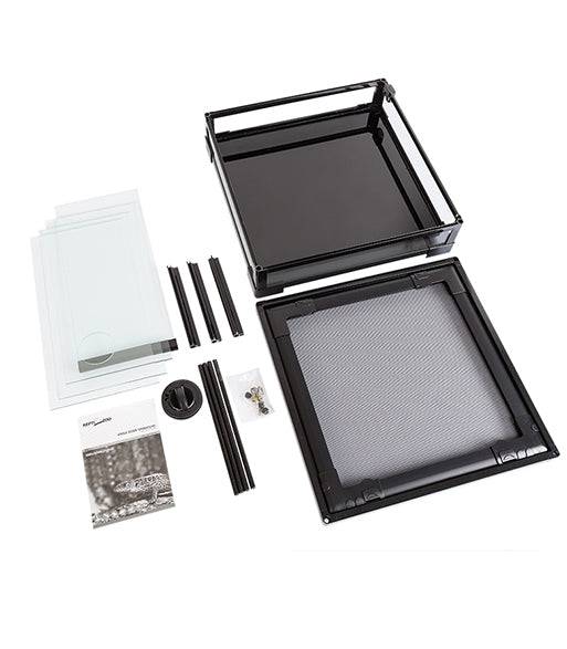 REPTIZOO - Reptile Glass Terrarium - Single Hinge Door - 18” x 18” x 12” (RK0116S) - Reptile Deli Inc.