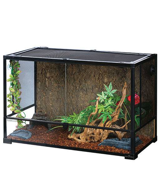 REPTIZOO - Reptile Glass Terrarium - Single Hinge Door - 36” x 18” x 24” (RK0120N) - Reptile Deli Inc.