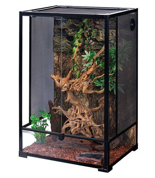 REPTIZOO - Reptile Glass Terrarium - Single Hinge Door - 24” x 18” x 36” (RK0124N) - Reptile Deli Inc.