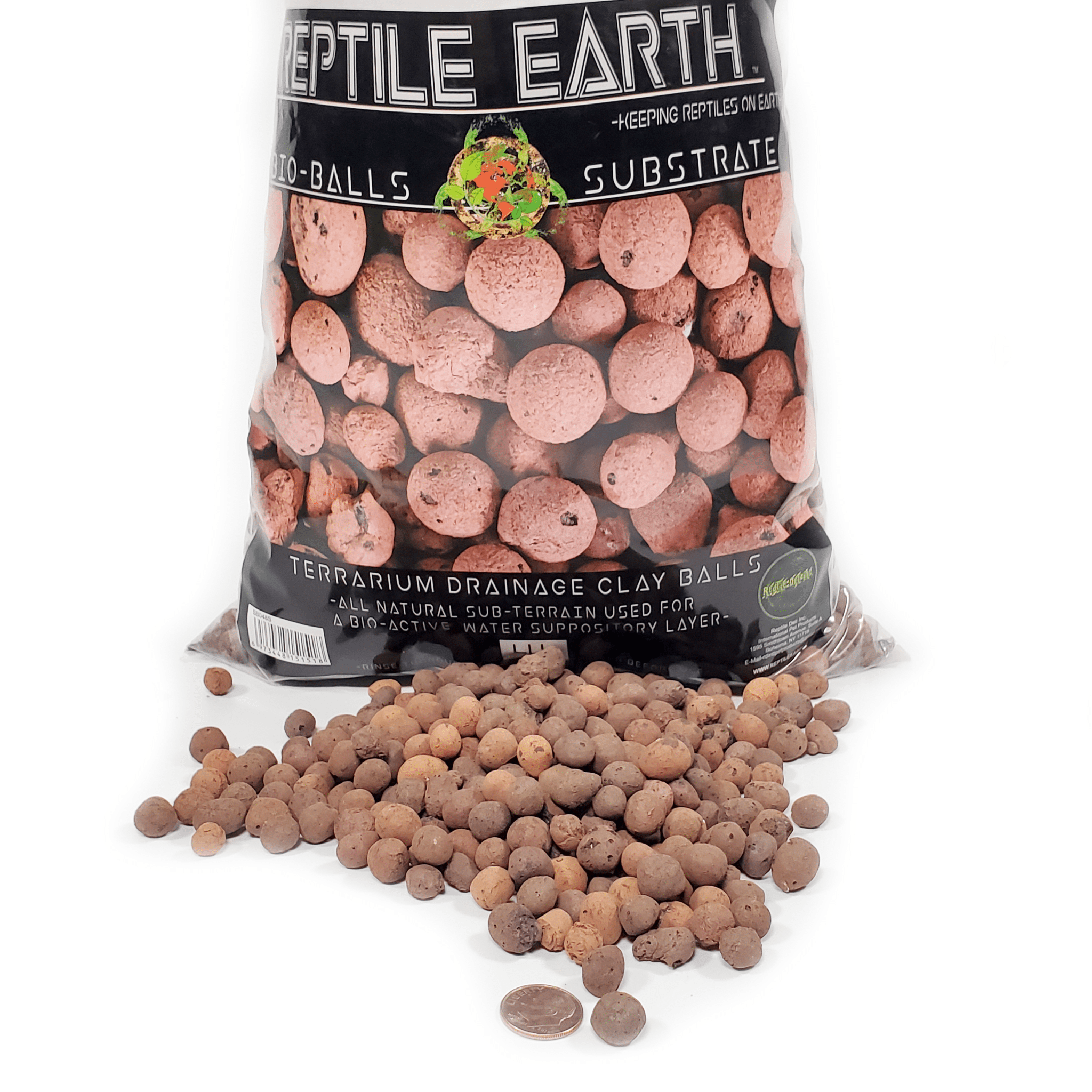 Reptile Earth Bio-Balls Clay Drainage Substrate 4L (Small Ball Diameter .12-.4”)(SB048S) - Reptile Deli Inc.