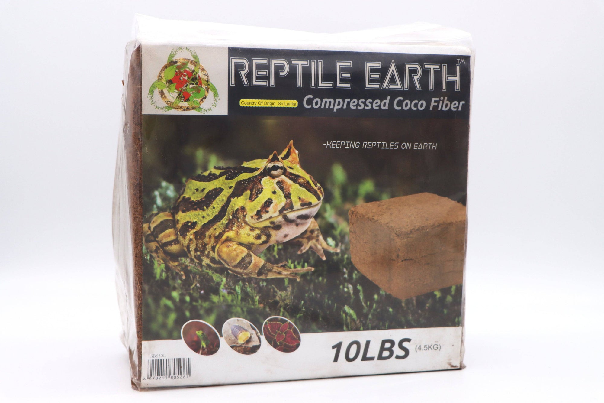 Reptile Earth - Coco Fiber Compressed 10lb Block - Reptile Deli Inc.