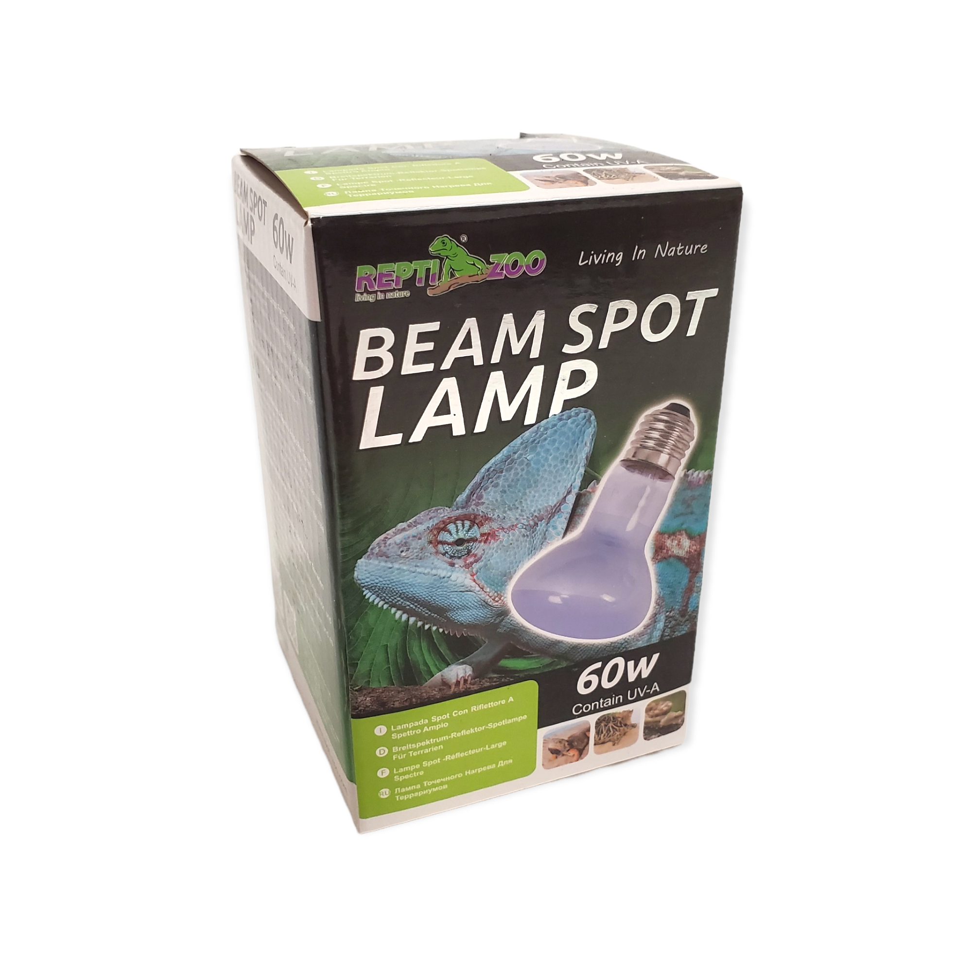 REPTIZOO - UVA Daylight Heat Spot Lamps 60W (N63060A) - Reptile Deli Inc.