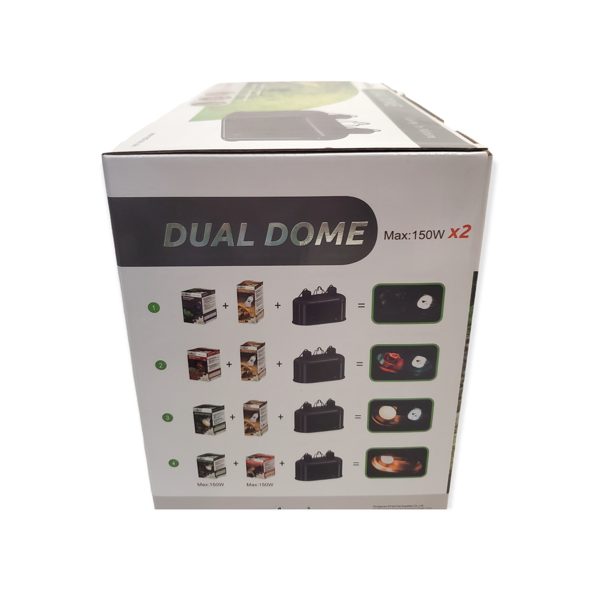 REPTIZOO - Lighting - Dual Dome Lamp Fixture (DRL01) - Reptile Deli Inc.