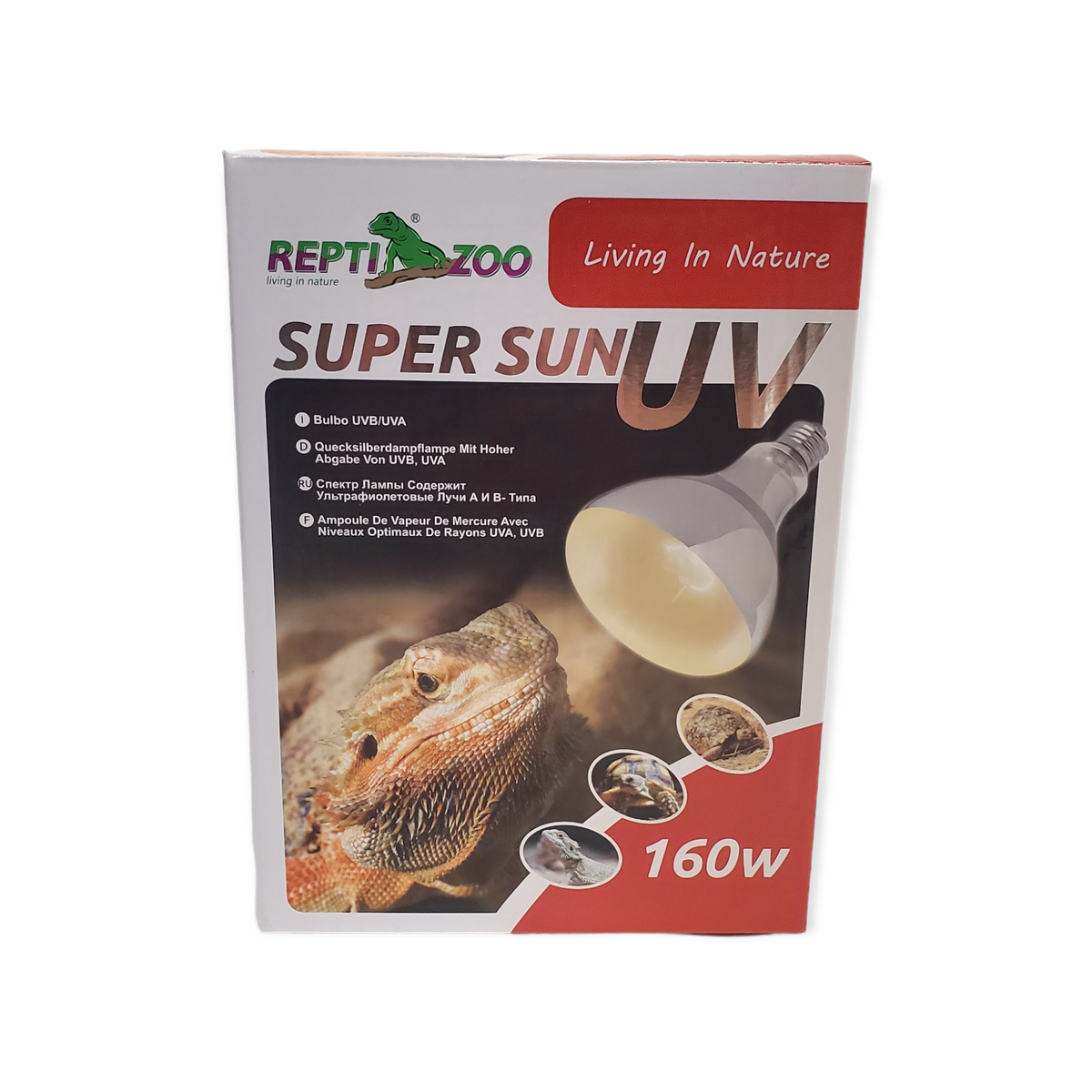 REPTIZOO - Lighting - Supersun UVB/UVA Lamps - 160W (P125160) - Reptile Deli Inc.